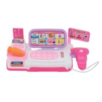 Caixa registradora com som e luzes Cashier Desk - Cute Toys