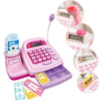 Caixa Registradora Completa Infantil Com Acessórios Luz Som - Pais e filhos Caixa Registradora Completa Infantil Com Acessórios Luz Som - Pais e filhos