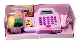 Caixa Registradora De Brinquedo Infantil Luz Som Acessórios