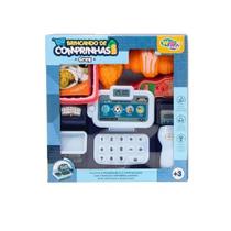 Caixa Registradora Grey Comidinhas Brincando De Comprinhas Mercado
