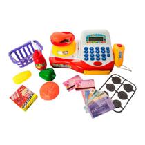 Caixa Registradora Infantil com Balança - Vermelha - Yes Toys
