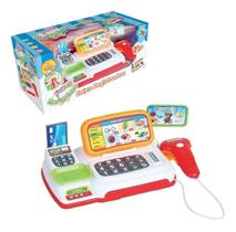 Caixa registradora infantil com som e luz mini mercadinho - LMP