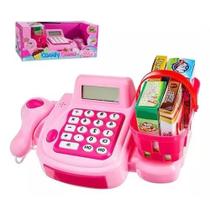 Caixa Registradora Infantil Mercadinho Luz Som Brinquedo Educativo Bipa Interativo Multifuncional Divertido Colorido
