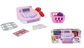 Caixa Registradora Mini Girls Star P - Bbr Toys