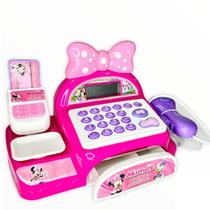 Caixa Registradora Minnie Brinquedo Rosa Com Dinheiro E Acessórios