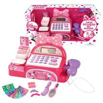 Caixa Registradora Minnie Rosa Brinquedo Infantil Multikids