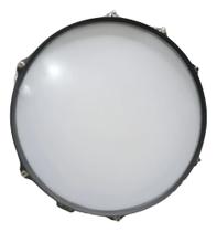 Caixa repique 06x14 Batuka Pele Leitosa Prateado