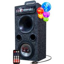 Caixa Residencial Bob Vertical Voz Ativa Bluetooth Usb Radio - OESTESOM
