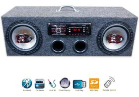 Caixa Residencial Radio Bluetooth + Par Falante 6 Bravox Caixa Residencial Radio Bluetooth + Par Falante 6 Bravox