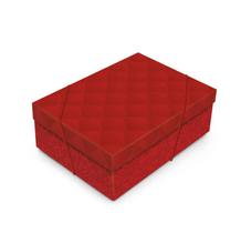Caixa Retangular Com Elástico P/ Presente (Tema: Luxuria Vermelho - Tamanho: G) - Contém 1 Unidade