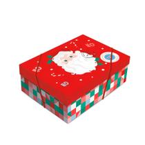Caixa Retangular com Tampa de Natal - Polo Norte - 1 unidade - Cromus - Rizzo Caixa Retangular com Tampa de Natal - Polo Norte - 1 unidade - Cromus - Rizzo