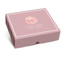 Caixa Retangular Com Tampa/fundo Camelia Como É Bom M Un - Cromus Caixa Retangular Com Tampa/fundo Camelia Como É Bom M Un - Cromus