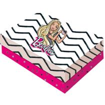Caixa Retangular Com Tampa para Presentes Tema Barbie - Pequena - Festcolor