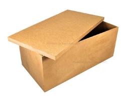Caixa Retangular Com Tampa Sapato 54x26x20 Mdf 6mm Madeira