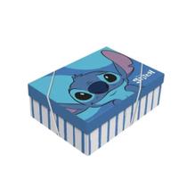 Caixa Retangular Com Tampa Stitch P 24x18x8cm