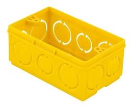 Caixa Retangular De Luz Tigreflex 4x2 Amarela Tigre Cor Amarelo Caixa Retangular De Luz Tigreflex 4x2 Amarela Tigre Cor Amarelo