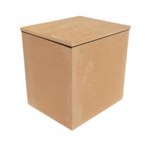 Caixa Retangular Grande Tampa Sapato 52x43x53 Mdf 4mm Madeira Caixa Retangular Grande Tampa Sapato 52x43x53 Mdf 4mm Madeira