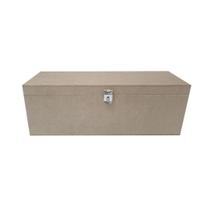 Caixa Retangular para Vinho com Dobradiça e Fecho 33x11x11 Kit 10un Mdf Madeira Caixa Retangular para Vinho com Dobradiça e Fecho 33x11x11 Kit 10un Mdf Madeira