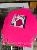 caixa retangular pink - pacote c/ 10unidades caixa retangular pink - pacote c/ 10unidades