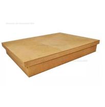 Caixa Retangular Tampa de Sapato 25x20x5 Mdf Madeira