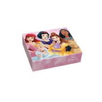 Caixa Retângular Tampa Princesas M 24x20x5 - 01 un