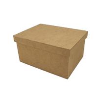 Caixa Retangular Tampa Sapato 20x12x8 Kit 20un Madeira Mdf