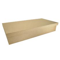 Caixa Retangular Tampa Sapato 32x22x5 Mdf Madeira