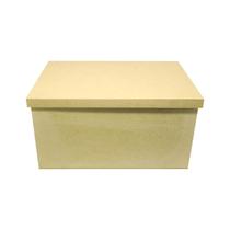 Caixa Retangular Tampa Sapato 50x40x18 Mdf Madeira