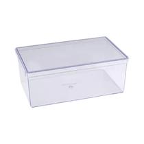 Caixa Retangular Transparente 1,750 C/Tampa Cake Box