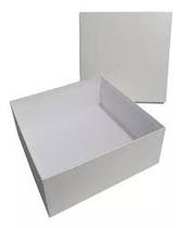 Caixa Rígida Cartonada 30 x 30 x 10 cm - Branco