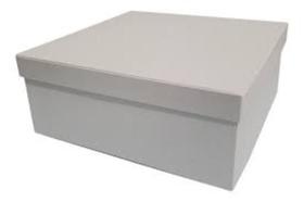 Caixa Rígida Cartonada Branca 30 X 30 X 10 Kero Kit