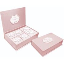 Caixa Rigida Lembranças Rosa 27,5x18x6,5 Caixa Rigida Lembranças Rosa 27,5x18x6,5