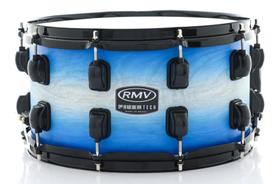 Caixa RMV FiberTech Blue Wood Burst 14x8 Casco Híbrido com Aros Inoxidáveis 1,7mm (Exclusiva)