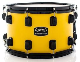 Caixa RMV FiberTech Silky Amarela 14x8 Casco Híbrido com Aros Inoxidáveis 1,7mm (Exclusiva) - RMV Drums