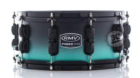 Caixa RMV FiberTech Turquesa Black Fade 14x6 Casco Híbrido com Aros Inoxidáveis 1,7mm (Exclusiva) Caixa RMV FiberTech Turquesa Black Fade 14x6 Casco Híbrido com Aros Inoxidáveis 1,7mm (Exclusiva)
