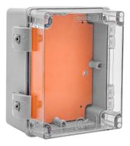 CAIXA ROHDBOX 190x150x90MM CINZAT.TRANSP IP 68 - COMPLETA CAIXA ROHDBOX 190x150x90MM CINZAT.TRANSP IP 68 - COMPLETA