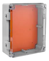 Caixa rohdbox 250x200x100mm cinzat.transp ip 68 - completa