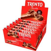 Caixa ROLINHO WAFER Trento Chocolate (16un x 32g) 512g