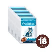 Caixa Sachê Dog Excellence - FILHOTE - 18 Sachês de 100g cada