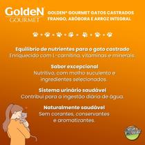 Caixa sache golden gatos ad castrado frango 70g Caixa sache golden gatos ad castrado frango 70g