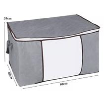 Caixa Saco Organizador Cobertor Casaco Guarda Roupa Ecológico Anti-Poeira Umidade Insetos Multiuso