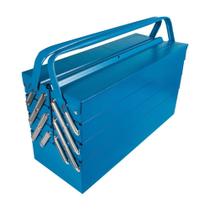 Caixa Sanfonada Para Ferramentas 7 Gavetas Tramontina 43800007 Azul