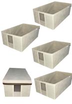 Caixa Sapateira com visor e tampa pequena para organizar - L 20cm x A 11cm x P 31cm - KIT C/ 5 Caixa Sapateira com visor e tampa pequena para organizar - L 20cm x A 11cm x P 31cm - KIT C/ 5