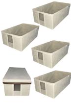 Caixa Sapateira com visor e tampa pequena para organizar - L 20cm x A 11cm x P 31cm - KIT C/ 5 Caixa Sapateira com visor e tampa pequena para organizar - L 20cm x A 11cm x P 31cm - KIT C/ 5