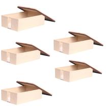 Caixa Sapateira com visor e tampa pequena para organizar - L 20cm x A 11cm x P 31cm - KIT C/ 5 Caixa Sapateira com visor e tampa pequena para organizar - L 20cm x A 11cm x P 31cm - KIT C/ 5
