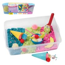 Caixa Sensorial Sorveteria Criatividade Para Criança Faber Castell