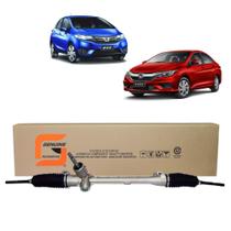 Caixa Setor Direção Mecânica-Elétrica Honda New Fit New City Caixa Setor Direção Mecânica-Elétrica Honda New Fit New City