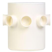 Caixa Sifão NR 19 com Sistema Sifonado 150x185x75mm Branca Krona Caixa Sifão NR 19 com Sistema Sifonado 150x185x75mm Branca Krona