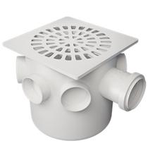 Caixa Sifonada 150x150x50 Branca Quadrada - 11071511 - Fortlev