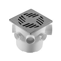 Caixa Sifonada 15x15cm Quadrada CS6 Cromada Astra